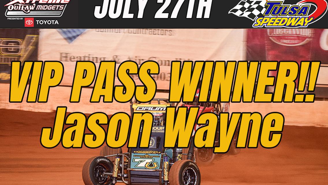 Xtreme Outlaw Series VIP Passes awarded to TWO Fans - Round Two!