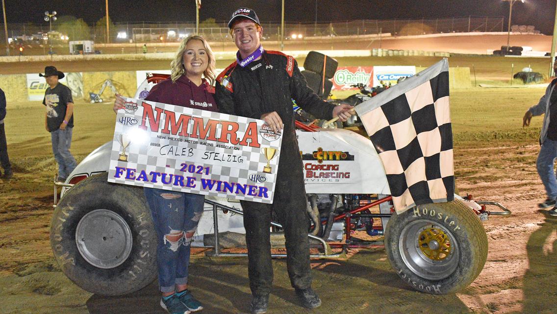 Caleb Stelzig Earns First Career Sprint Car Victory