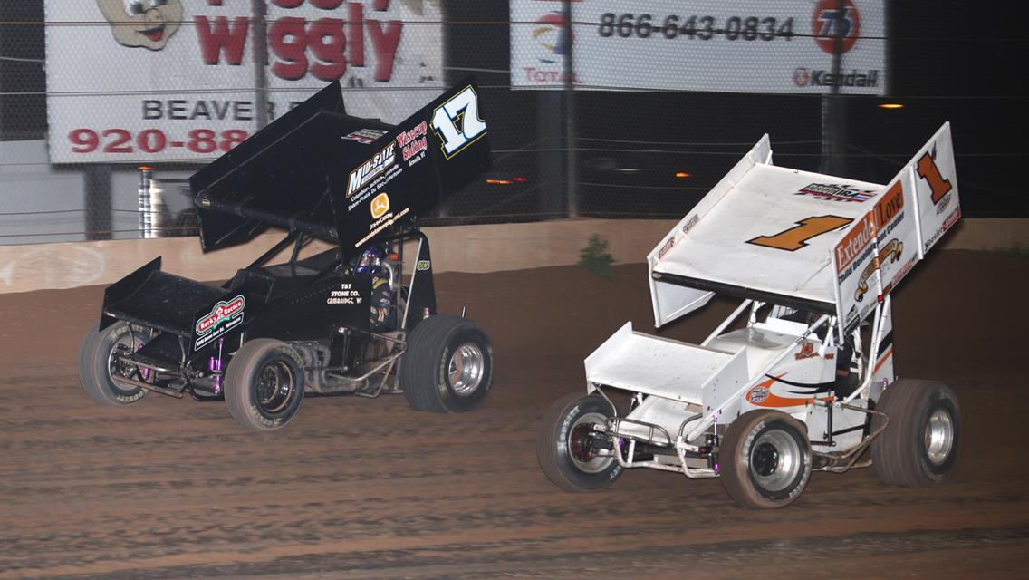 IN BUMPER TO BUMPER IRA SPRINT SERIES ACTION BALOG ENJOYS BEAVER DAM RACEWAY VICTORY LANE HOT OR COLD!