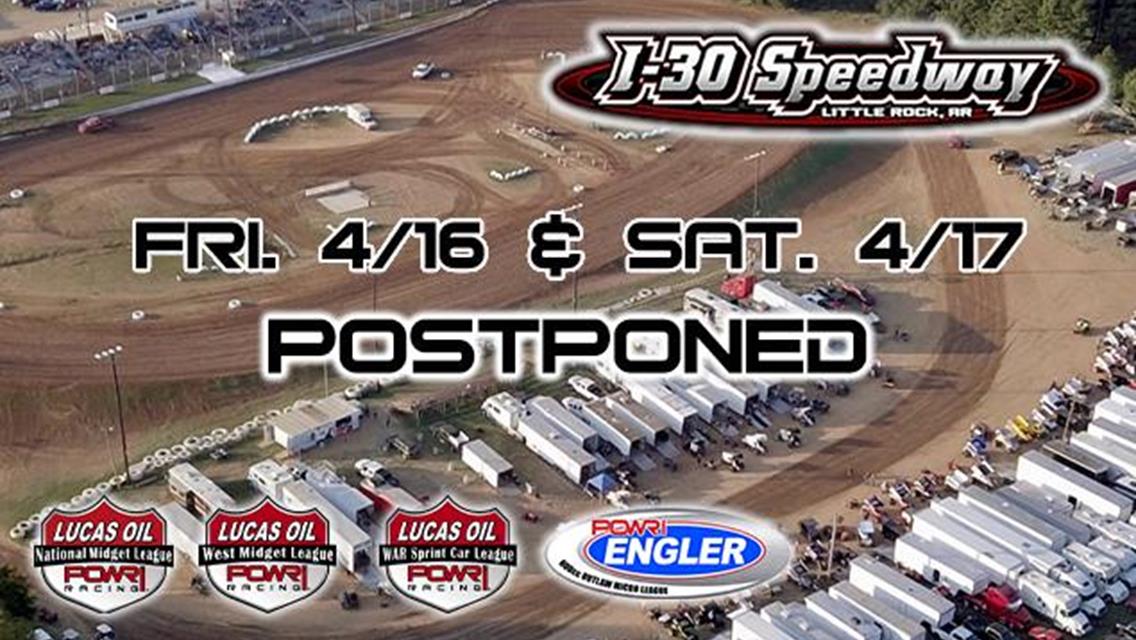 Little Rock Nationals Postponed