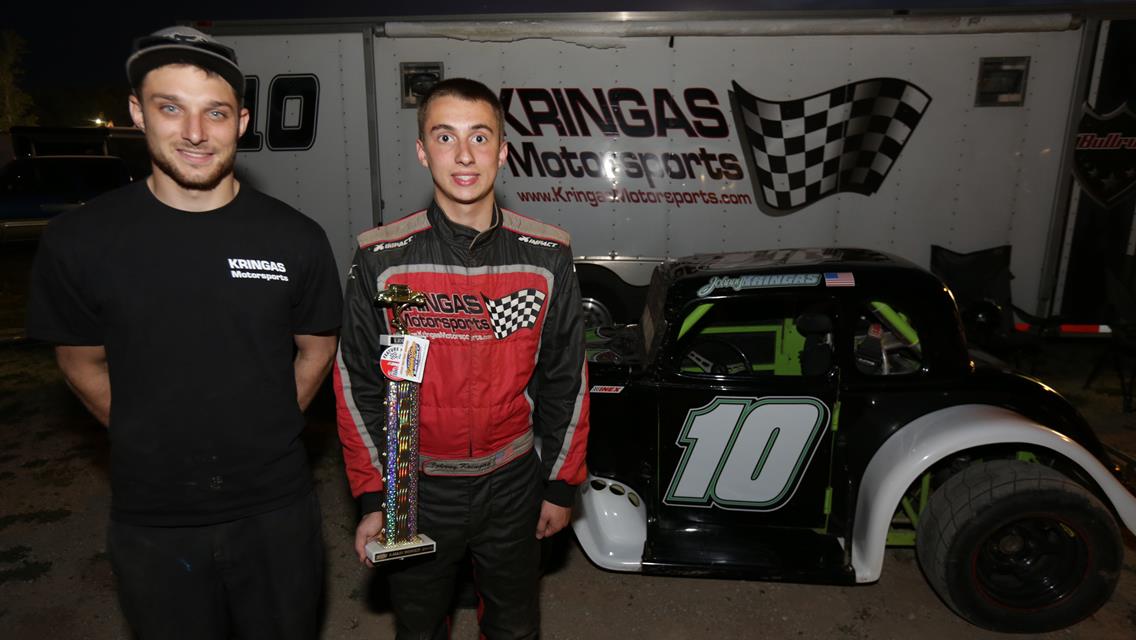 Johnny Kringas celebrates his 2nd victory of the 2015 Season