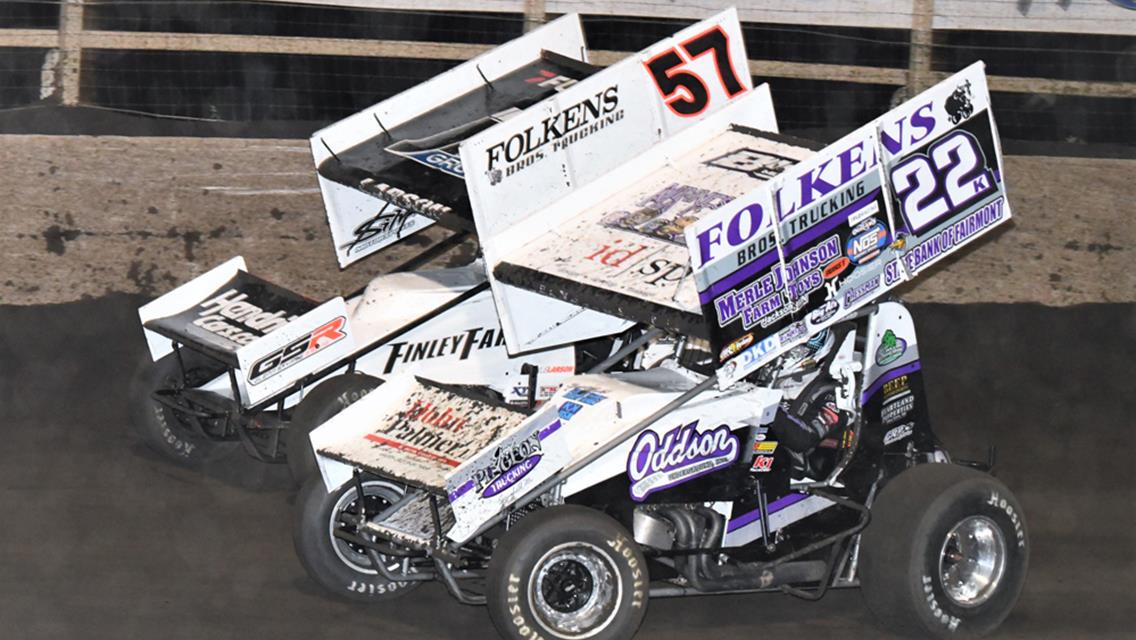Kaleb Johnson Records First Career High Limit Sprint Car Series Top 10 Before Equaling Career-Best World of Outlaws Result