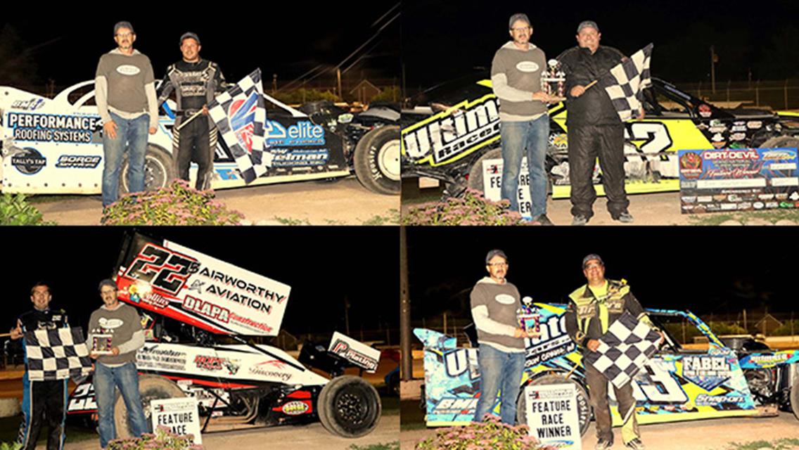 Scheffler excels in Plymouth Super Six Late Models, Berth bags first PDTR 360 Sprint Car win