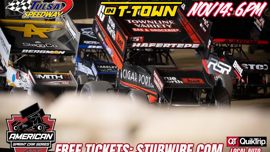 The WINNINGEST Driver of ASCS 2024 at Tulsa Speedway on Nov 14!