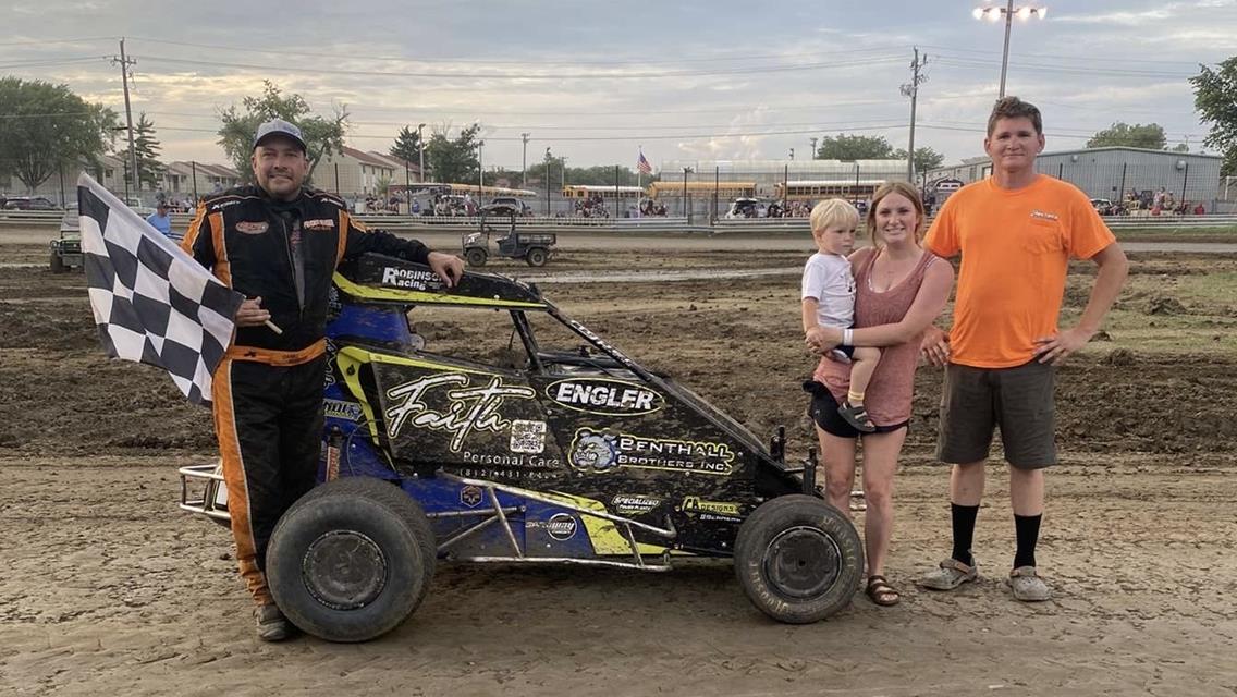 Robinson, Farrell, and Stroup First in HART Series Indiana Micro Week Finale at Rush County Fairgrounds!