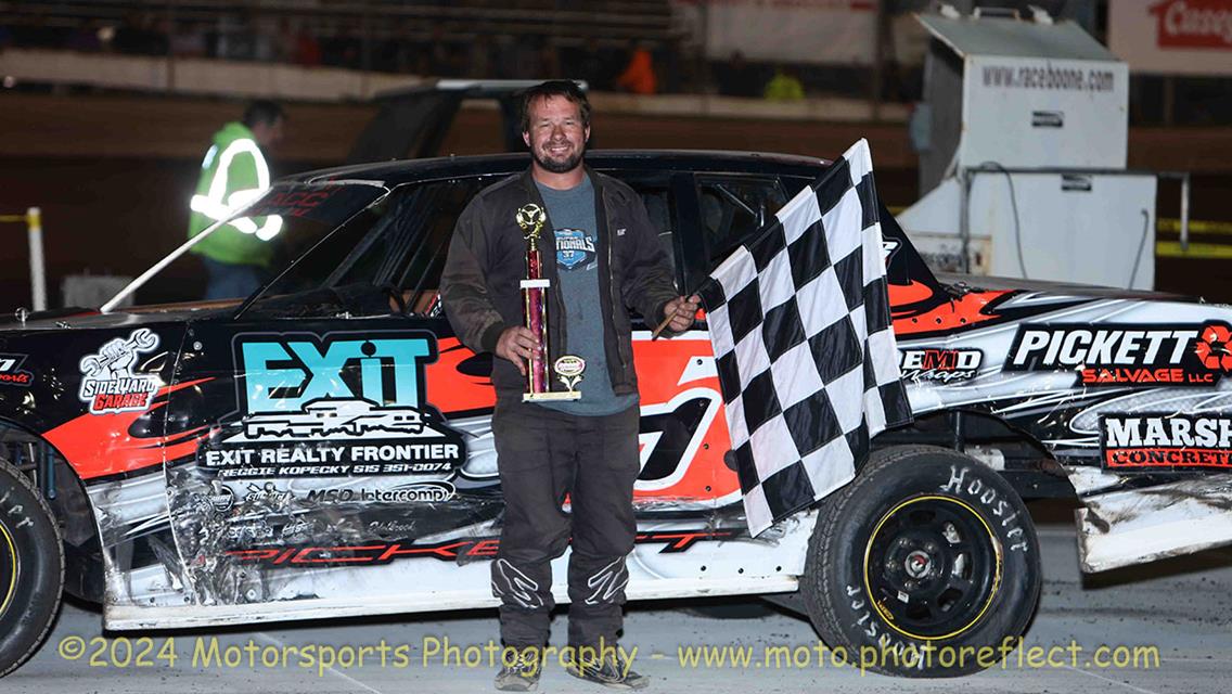 Pickett, Carter, and Filloon find first time checkers, McBirnie and Zehm return to Victory Lane