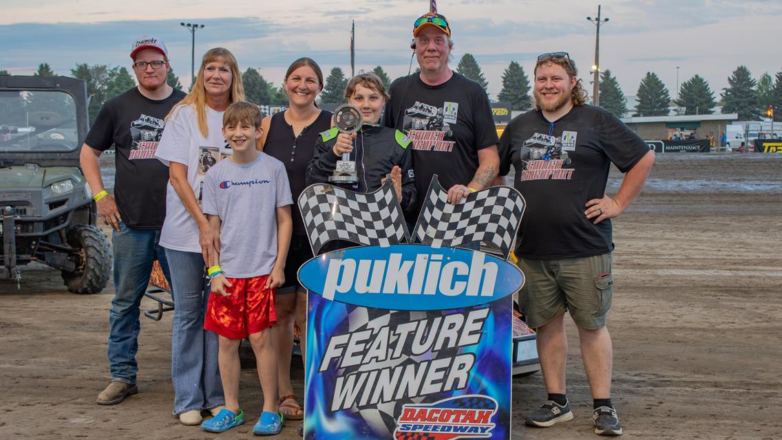 DAVENPORT REPEATS AT DACOTAH SPEEDWAY