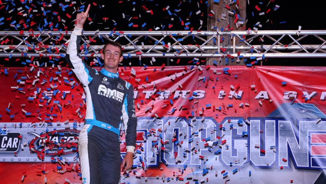 Moles wins in wild USAC finish at Macon Speedway