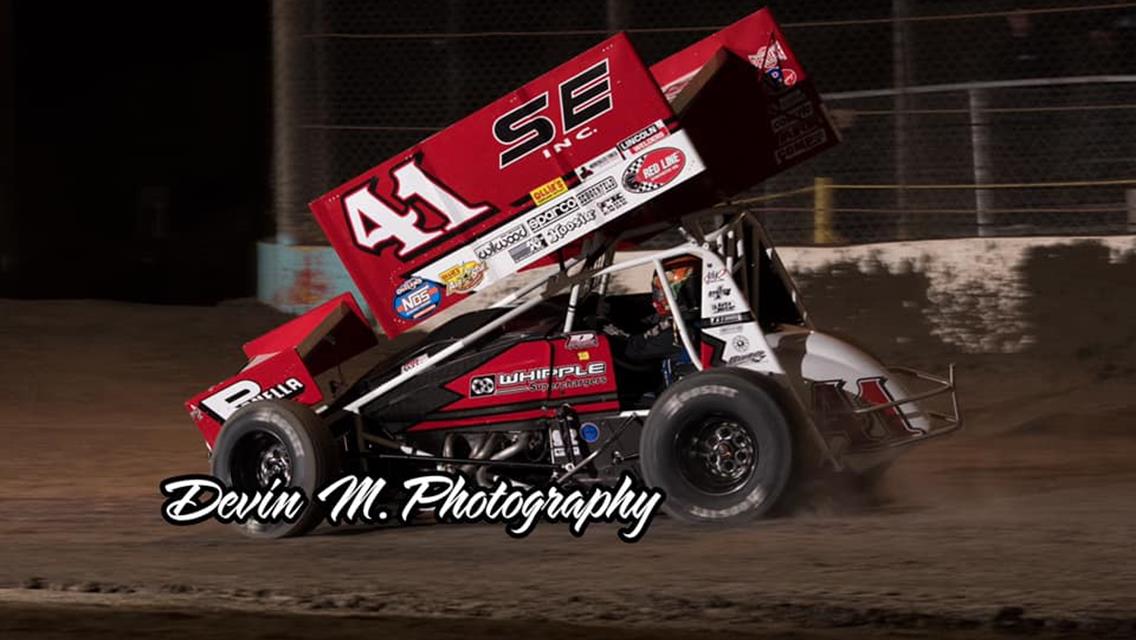 Dominic Scelzi Caught Up in Crash While Racing for Win at Petaluma Speedway