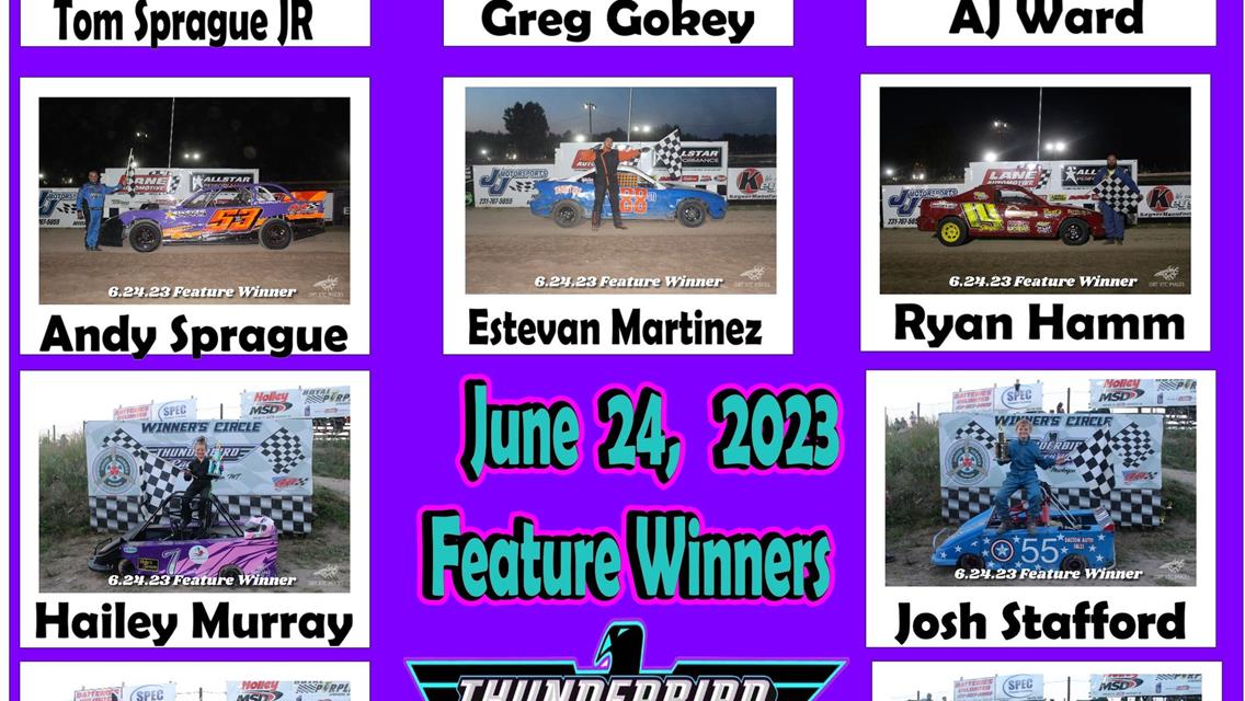 Congratulations to our Feature Winners for June 24, 2023