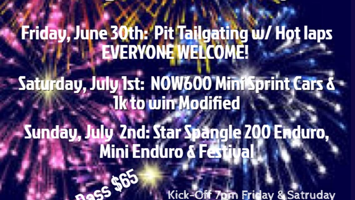 Star Spangle 3-Day Extravaganza!