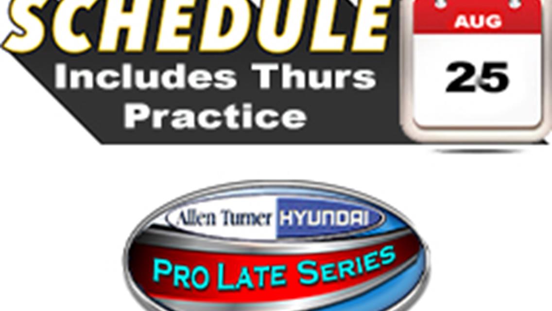 PLM 100 Schedule and Driver Entry Form Link for Aug 25th.