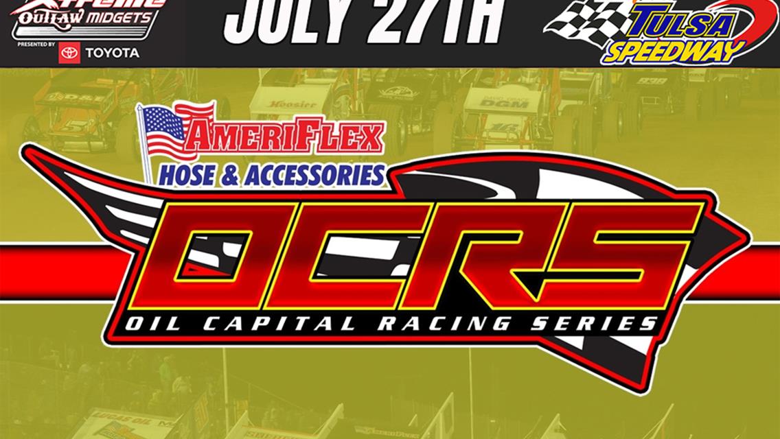 OCRS brings Sprint Series to Tulsa Speedway Saturday July 27th!