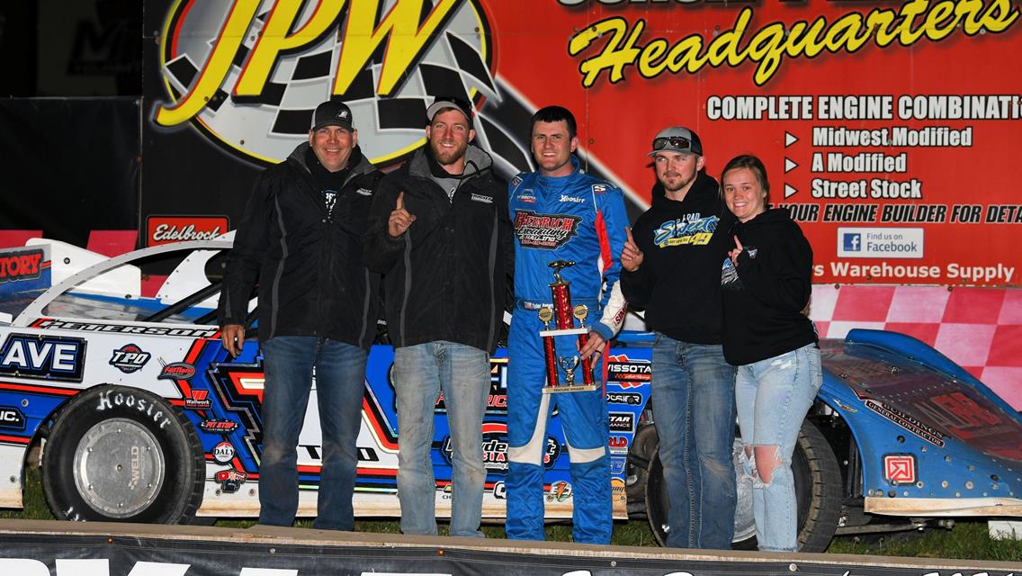 The WISSOTA Late Models Make Their First Stop to Wagamon&#39;s Ogilvie Raceway for the Season, and TPO Gets the WIN!