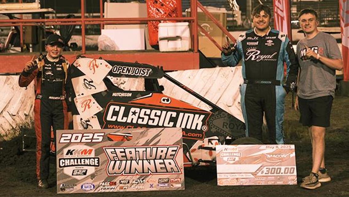 Owen Larson and Cullen Hutchison Gain Macon Speedway Wins in KKM Challenge Preliminary Night Support Divisions