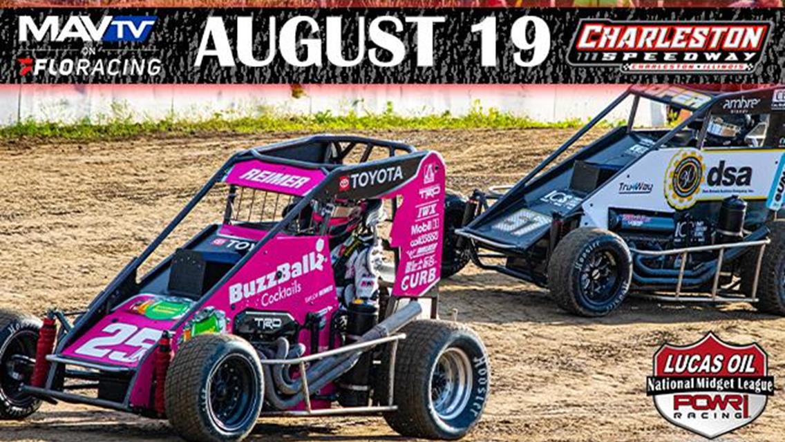 Charleston Speedway Action Approaches for POWRi National Midget League