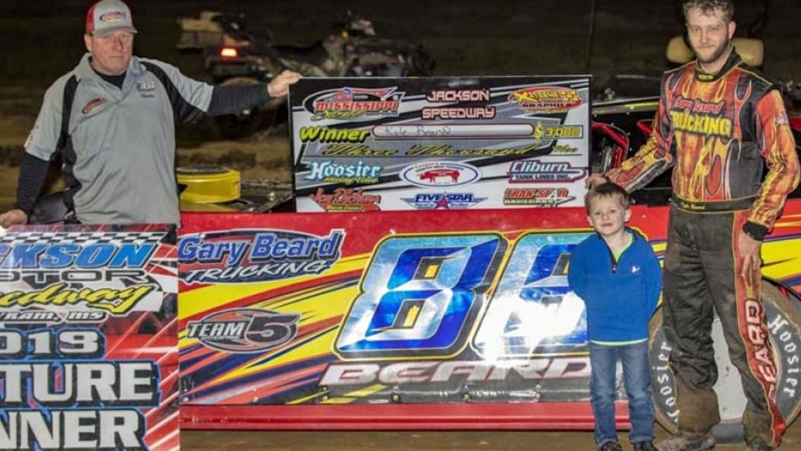 Kyle Beard Conquers MSCCS Super Late Model Opener at Jackson