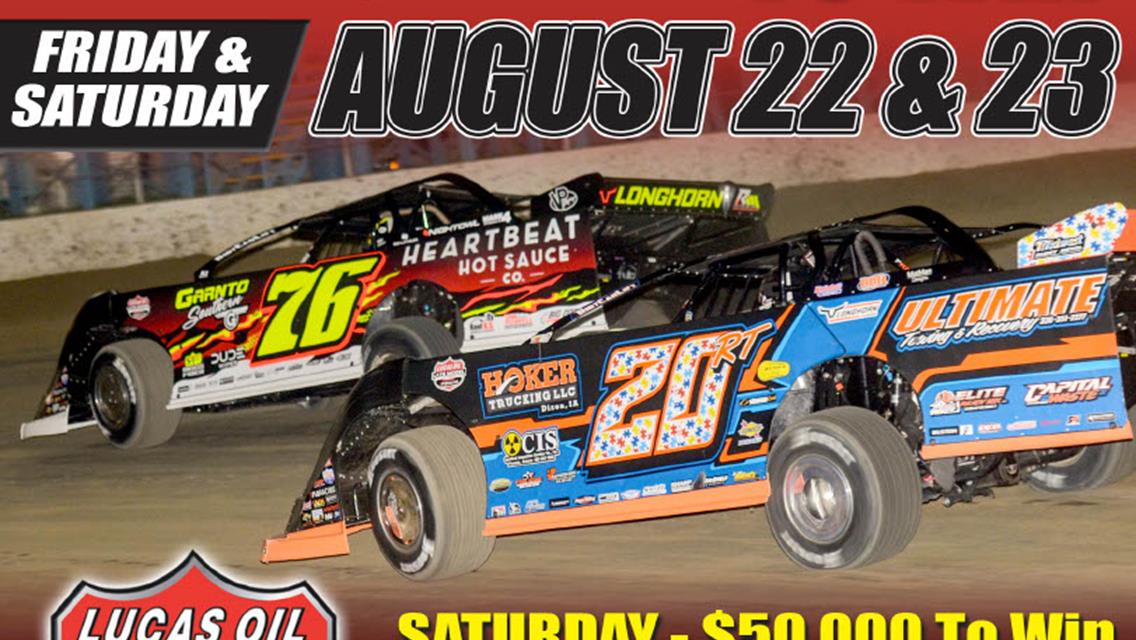 Port Royal Speedway Set for Two-Day “Rumble by the River” With Lucas Oil Late Model Dirt Series
