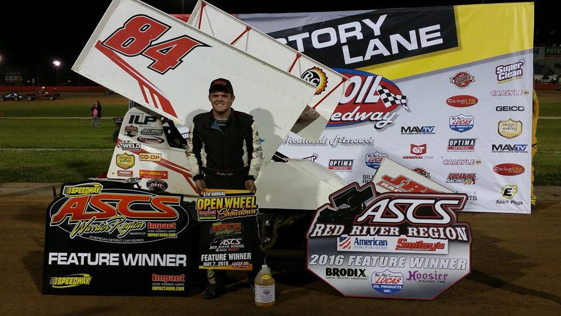 Hanks Extends ASCS Red River Points Lead following Victory at Lucas Oil Speedway