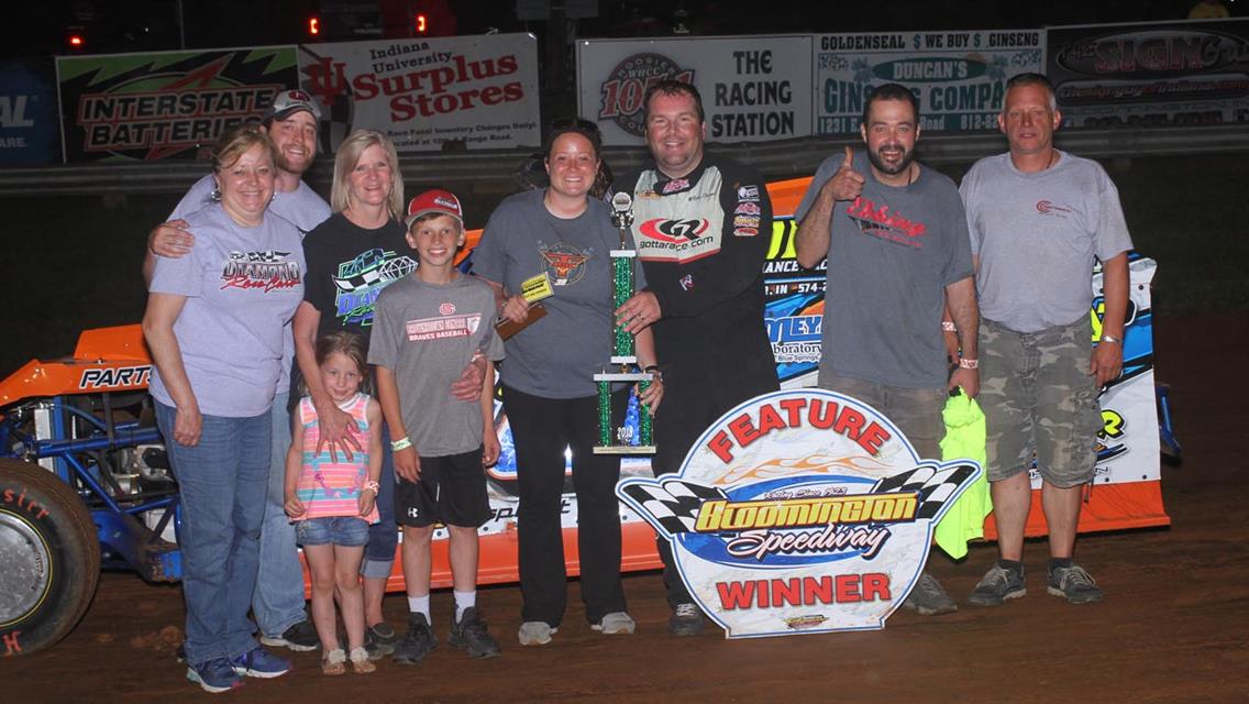 Tyler Courtney Captures Josh Burton Memorial at Bloomington Speedway