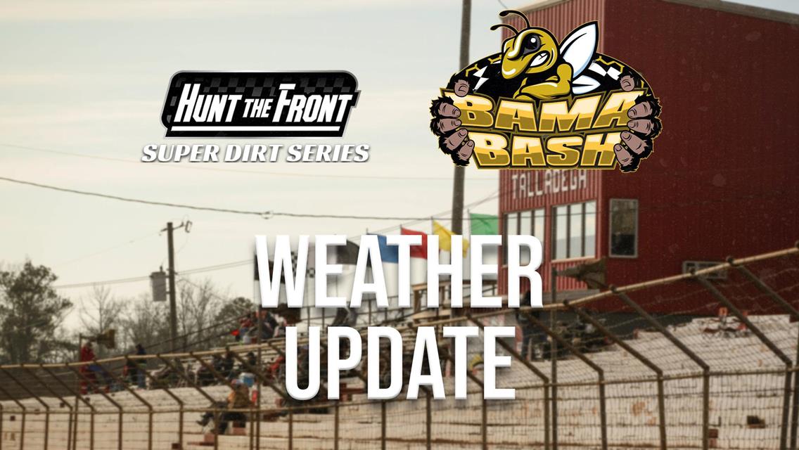 HTF Series Weather Update: Talladega Short Track&#39;s Bama Bash Set to Run as Single-Day Event on Saturday