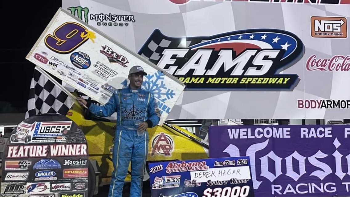 HAGAR SWEEPS USCS ALABAMA WEEKEND WITH EAMS WIN