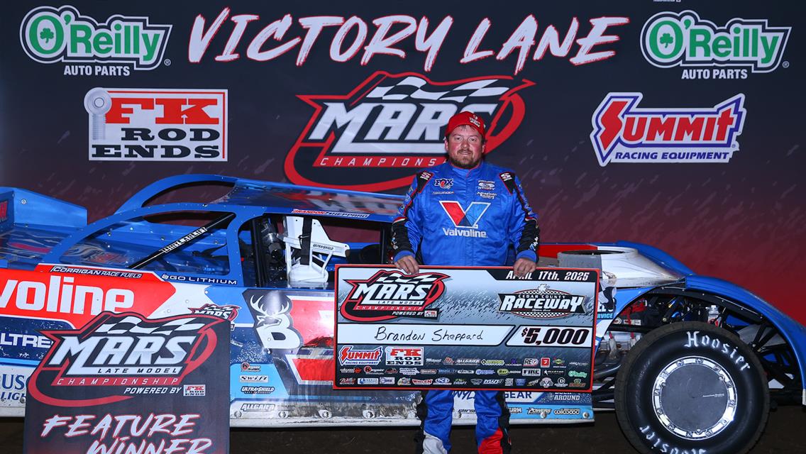 Official Summary of Results April 17, 2025 Cedar County Raceway