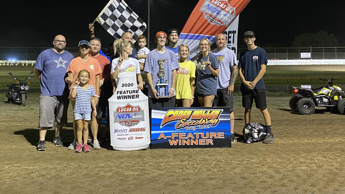 McIntosh Scores First Career Lucas Oil NOW600 Series Stock Non-Wing Win During Event at Caney Valley Speedway
