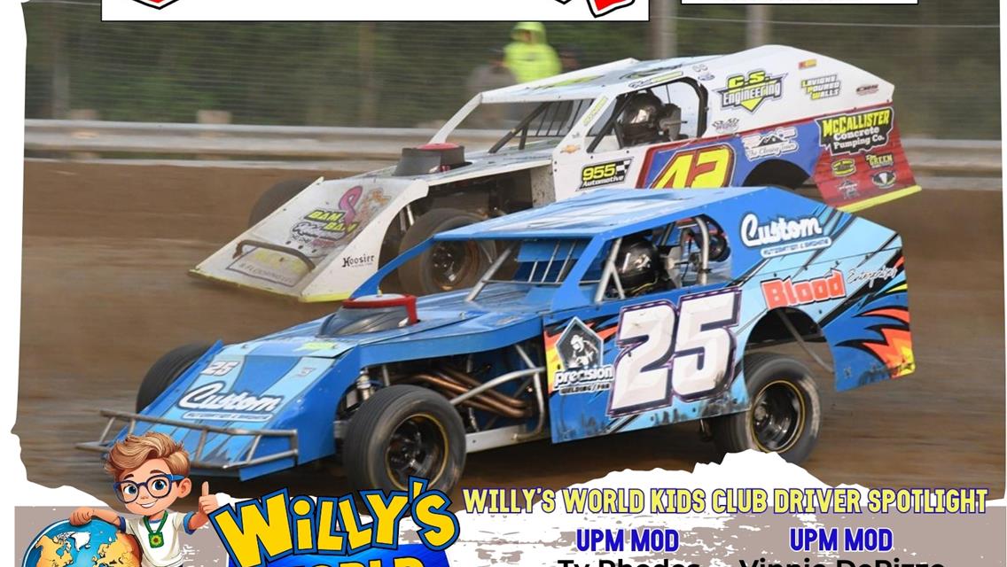 UMP MODS HEADLINE SATURDAY'S "STEEL VALLEY THUNDER” SHOW AT SHARON; PRO STOCKS, RUSH MODS, ECONO MODS & CROWN VICS ALSO IN ACTION