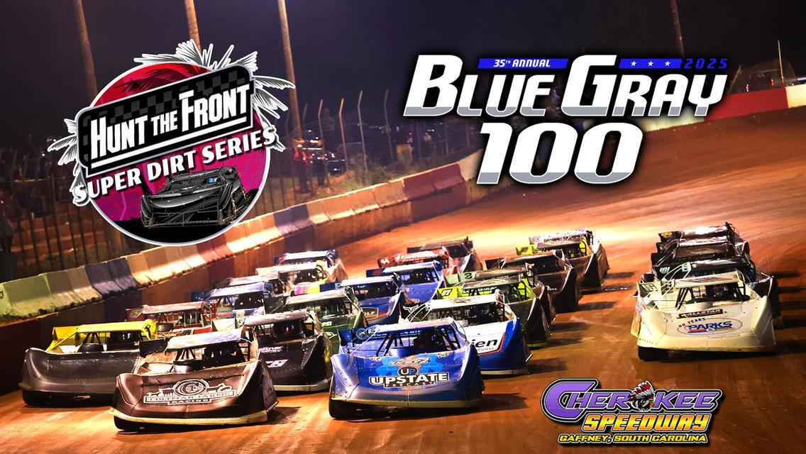 35th Annual Blue-Gray 100 Brings HTF Series Championship Finale to Cherokee Speedway Oct. 10-11
