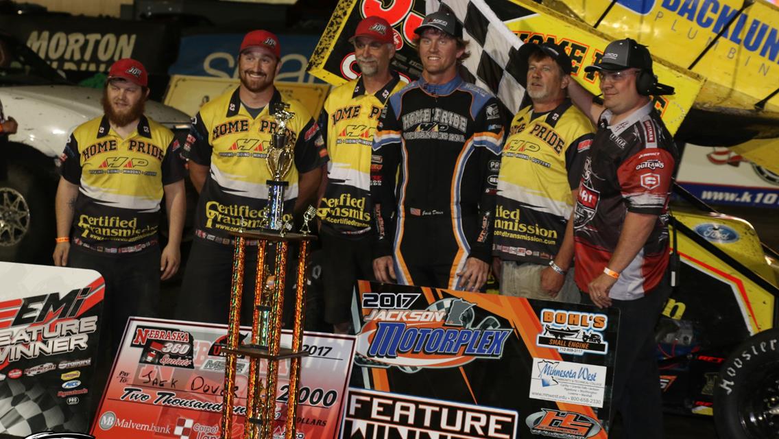 Dover Crowned AGCO Jackson Nationals Champion to Cap Strong Weekend