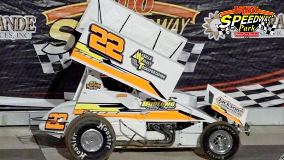 Jesse Baker Boasts Win in POWRi Jackson Compaction Vado 305 Sprint Season Opener