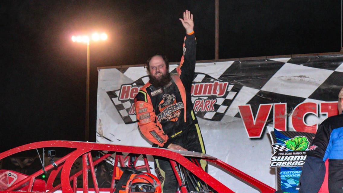 Parsons Claims Victory in the CRUSA Street Stock Portion of the 3rd Annual Swamp Cabbage 100