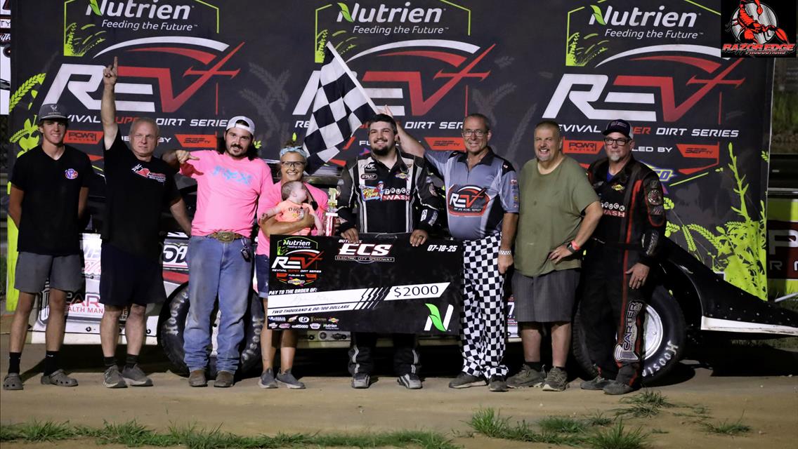 Kylan Garner and Aaron Marrant take Missouri Wins with REV Super Late Models