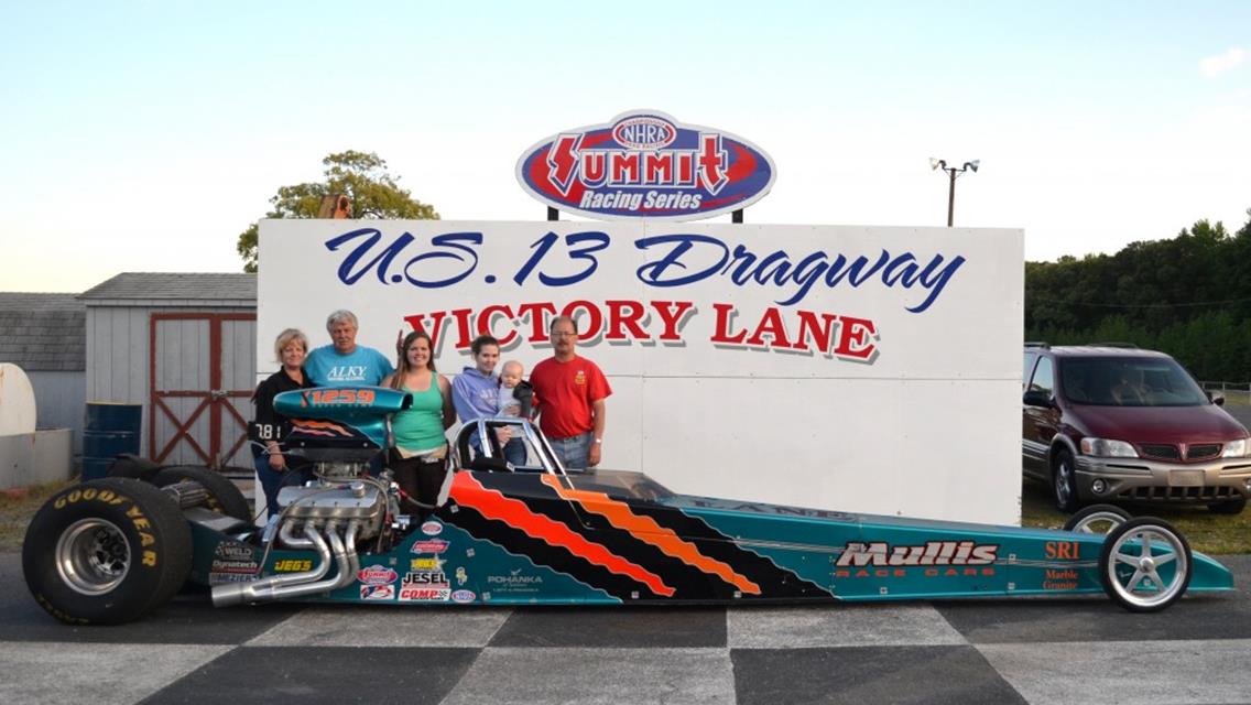 FRANK LECATES BACK ON TOP IN SUPER PRO AT U.S. 13 DRAGWAY