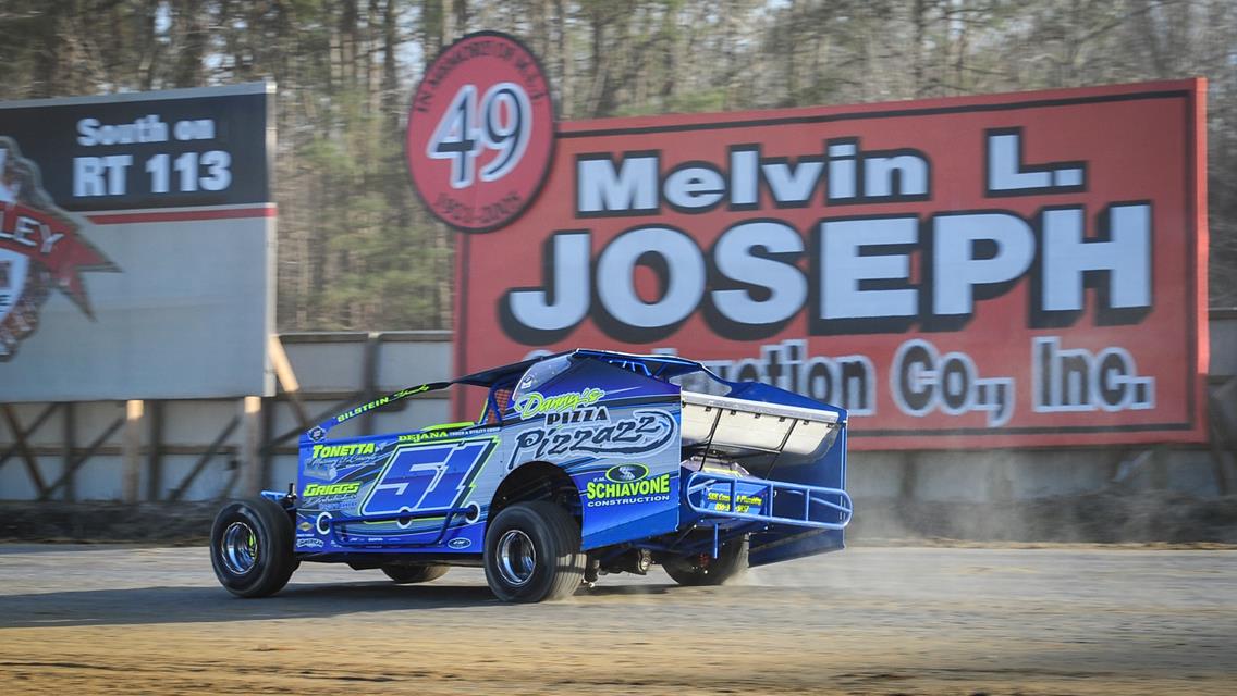 ï»¿Friday Night Fun: USAC East Coast, L&amp;J Sheet Metal Modifieds Double Up At Georgetown Speedway