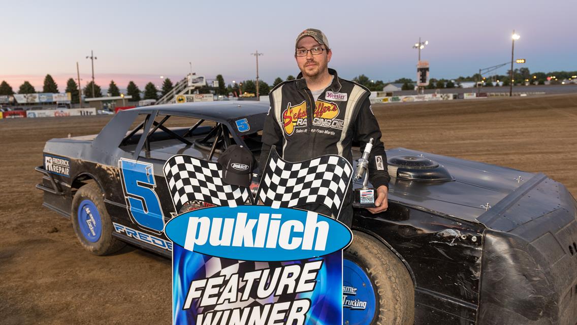 FREDERICK HOLDS OFF DOMAGALA FOR FEATURE WIN