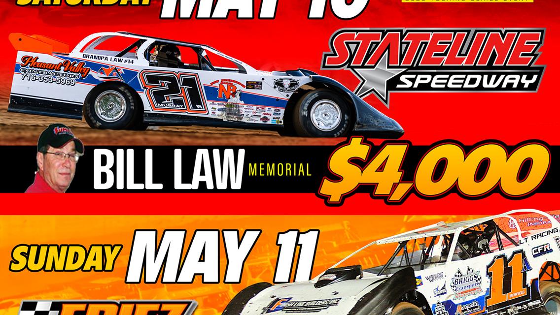 HOVIS RUSH LATE MODEL FLYNN&#39;S TIRE/GUNTER&#39;S HONEY TOUR SET FOR A DOUBLEHEADER WEEKEND TO OPEN 2025 SEASON WITH $4000 TO-WIN EVENTS SATURDAY AT STATELI