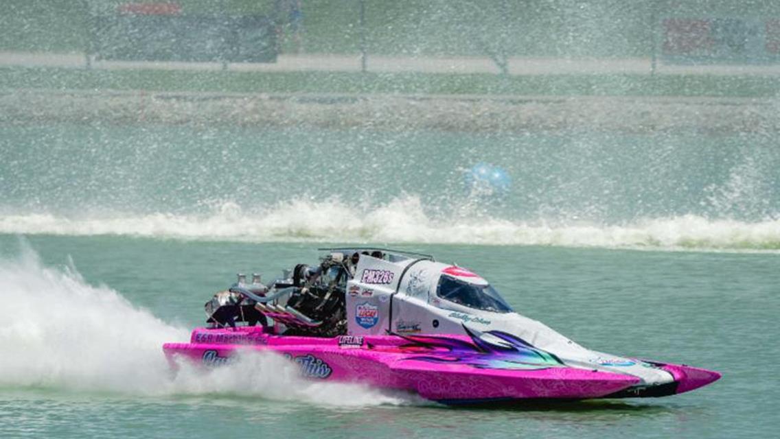 Ebert proves she belongs in highly competitive Lucas Oil Drag Boat Racing world