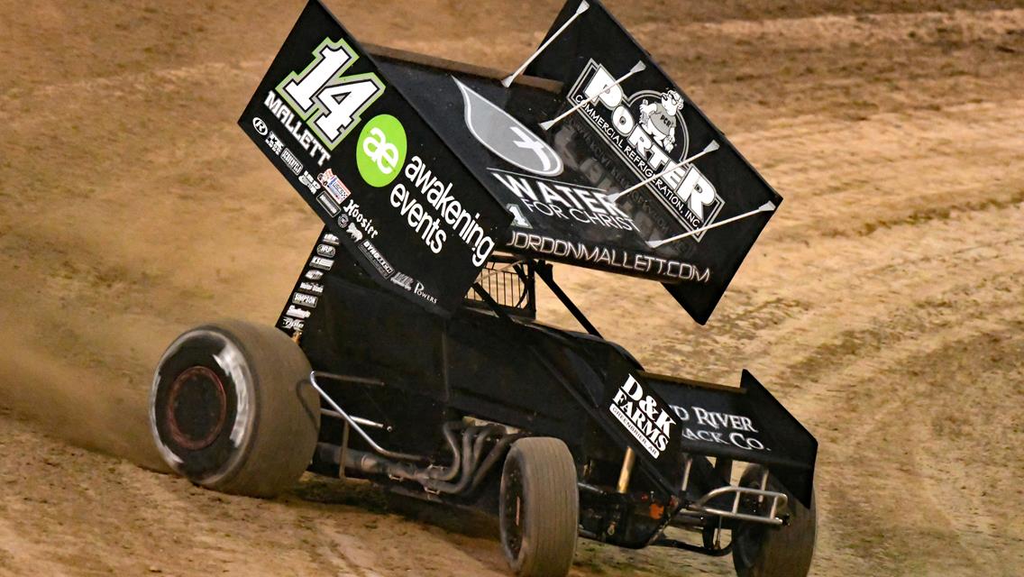 Mallett Caps ASCS National Tour Tripleheader With Run From 21st to Fifth at Lake Ozark Speedway