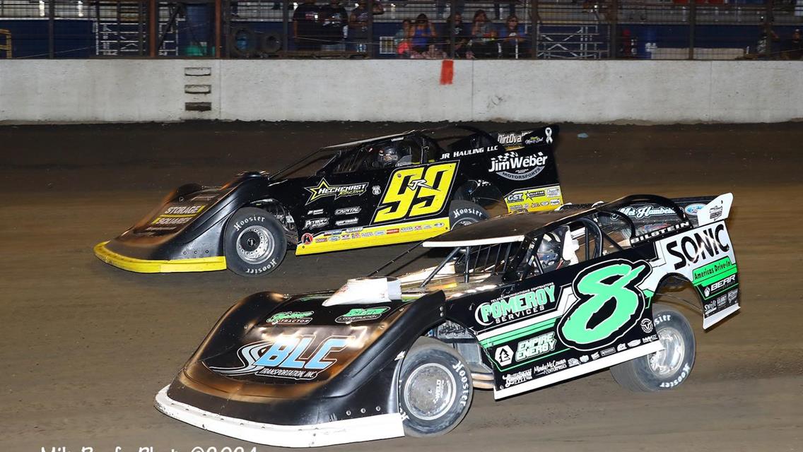 Davenport Speedway (Davenport, IA) – Lucas Oil Midwest Late Model Racing Association – Corn State Nationals – September 13th-14th, 2024. (Mike Ruefer Photo)