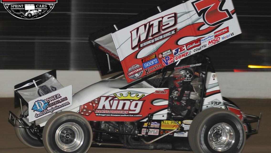 Sides Picks Up Career-Best World of Outlaws Result at Stockton Dirt Track