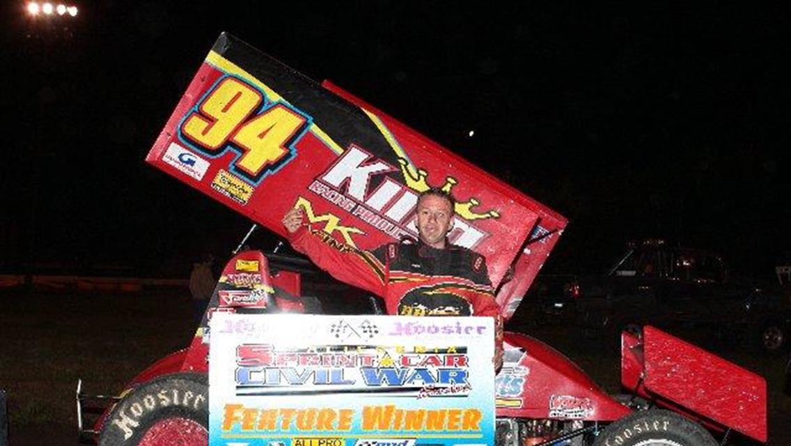 Tiner name returns to victory lane in Quincy Civil War