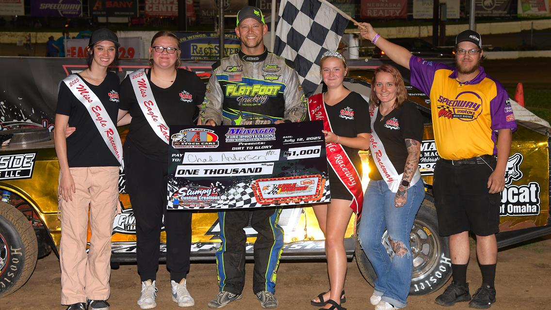 Schouten, Pike, Homan, Richards &amp; Andersen claim Glory on July 12th at Eagle Raceway