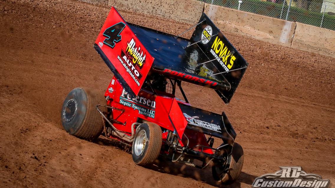 Engine woes spoil promising night for Alex Pokorski at Plymouth Dirt Track