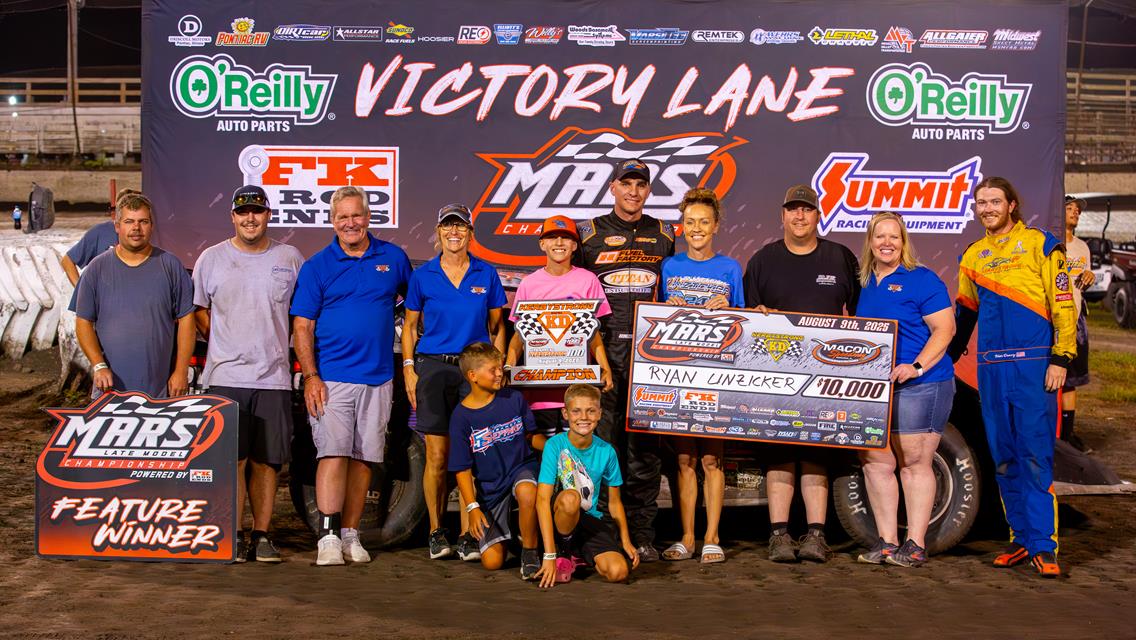Official Summary of Results August 9, 2025 Macon Speedway
