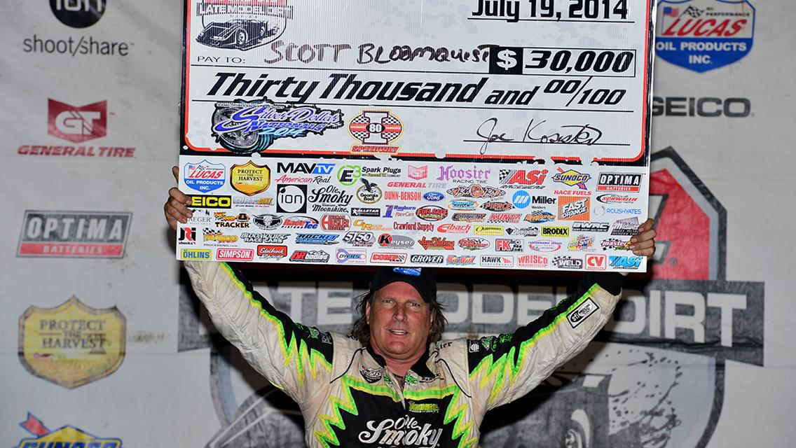 Scott Bloomquist Blisters Field in Silver Dollar Nationals at I-80 Speedway