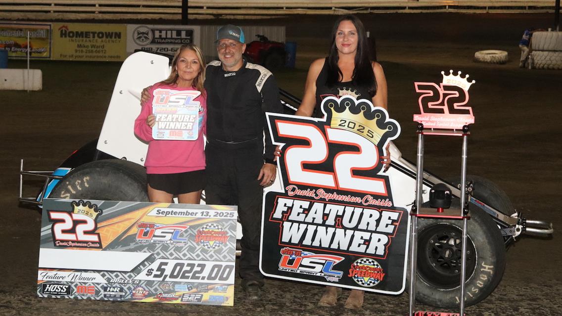 Shaffer wins $5,022 payday at USL David Stephenson Classic 50-lapper