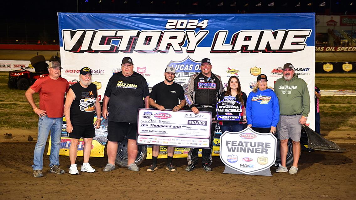 Chris Simpson Rolls To $10,000 Victory In MLRA Fall Nationals Finale