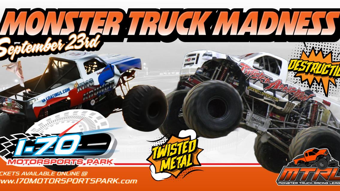 MONSTER TRUCK MADNESS AT I-70 | KING KRUNCH &amp; TWISTED ADDICTION